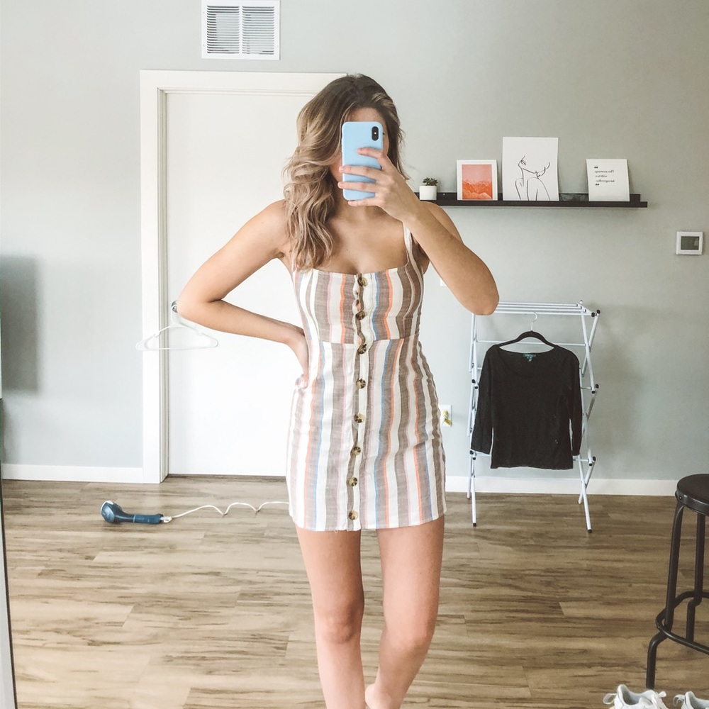 Cora Dress Shorebert Stripe